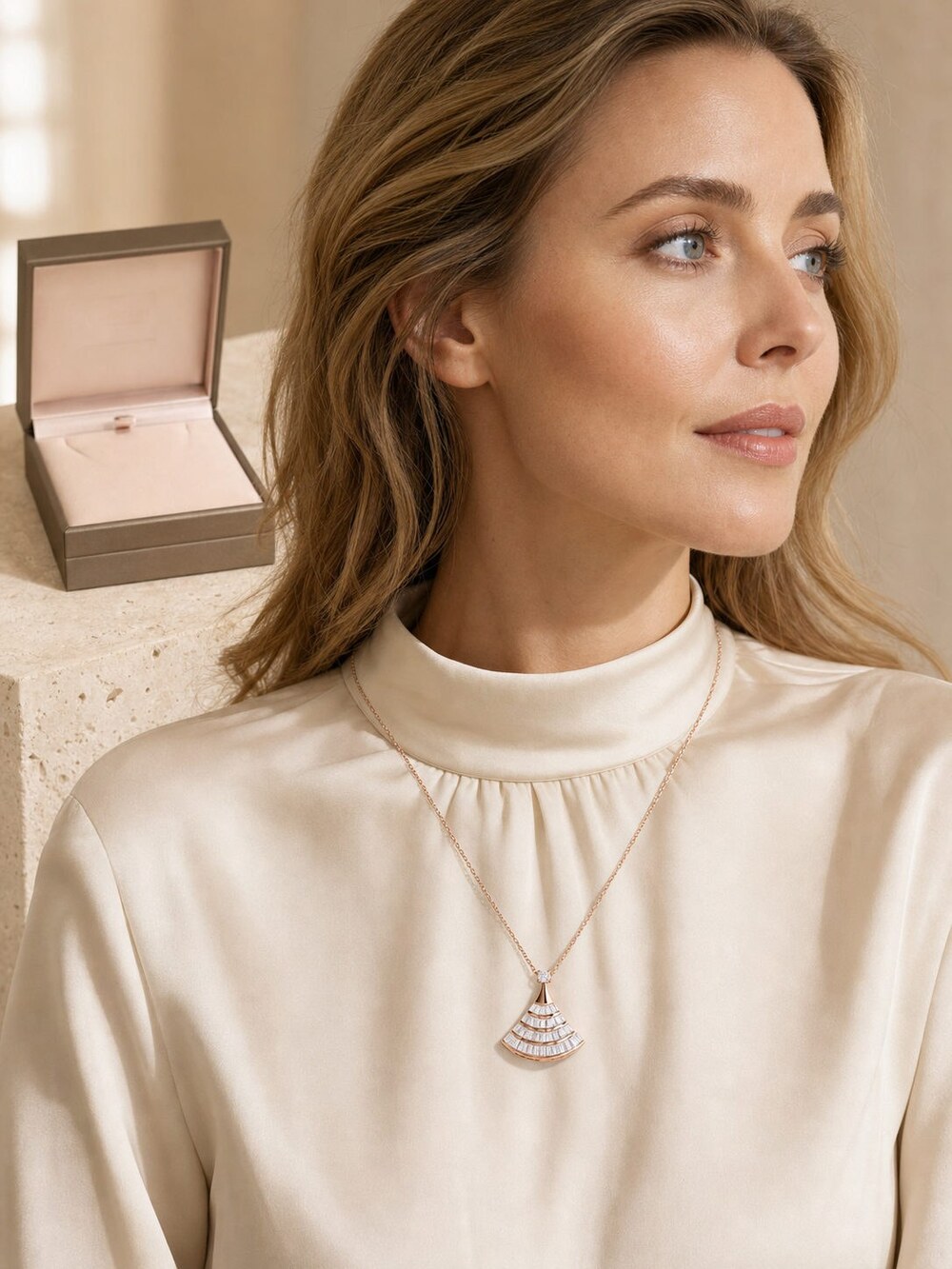 Bulgari Refined Statement Necklace Style 4 | New with Box - Picture 9 of 9